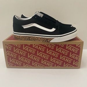 VANS Old Skool with Animal Design - Size 2.5